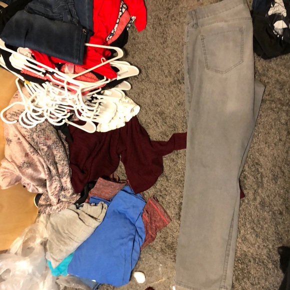 Grey skinny jeans size 14 - Picture 2 of 2